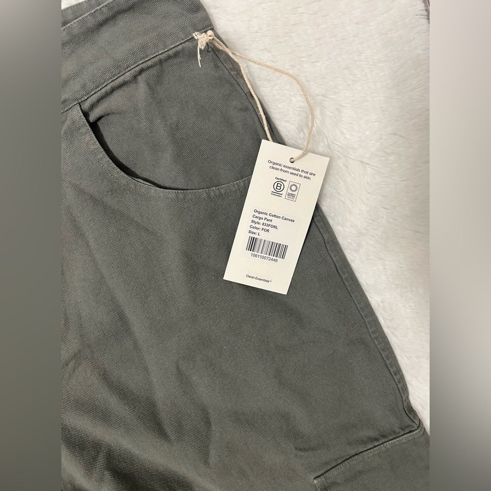 Mate The Label Organic Cotton Canvas Cargo Pants - Picture 12 of 16